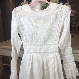 NWT: Free People Ivory lace dress (Size 0)